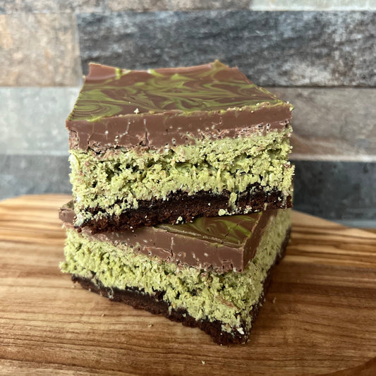 Pistachio Crunch Brownie